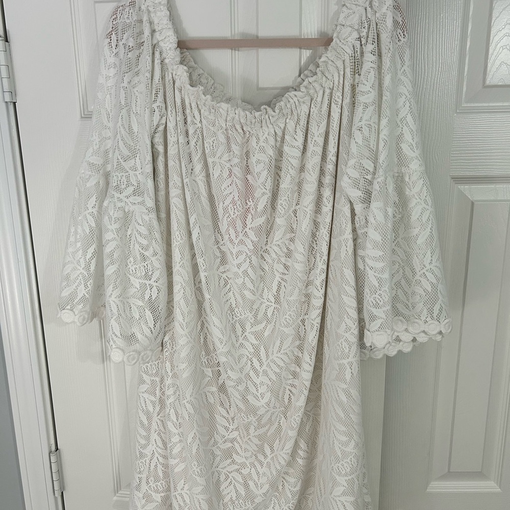 Lilly Pulitzer White Lace Dress